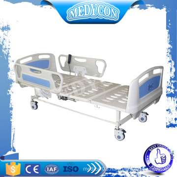 BDE302 CE and ISO approved ABS Side rail medical clinic bed